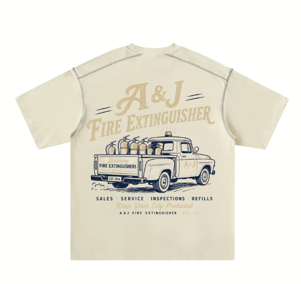 A&J Truck Tee, back